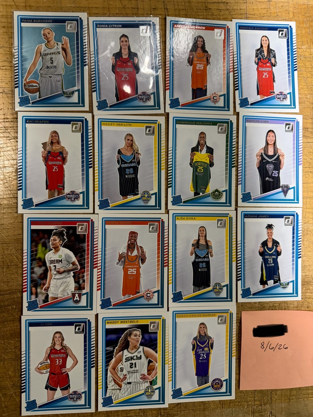 Donruss WNBA Trading Cards Boxed Set - Blue, White, Black Accents